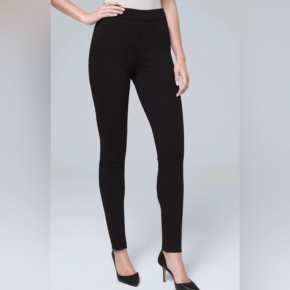 White House Black Market Body Comfort Skinny Side Zip pants in GRAY Sz 6